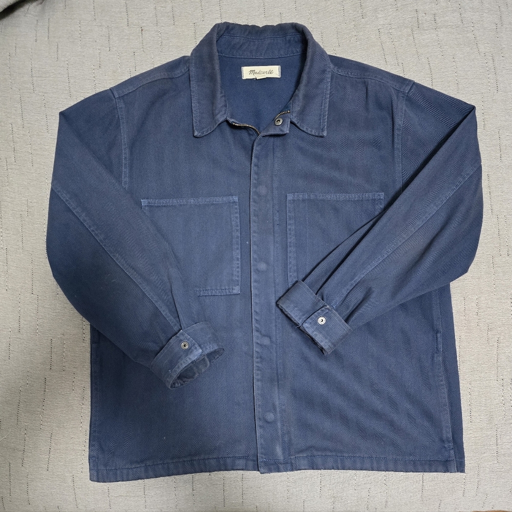 Madewell Navy Blue Utility Jacket